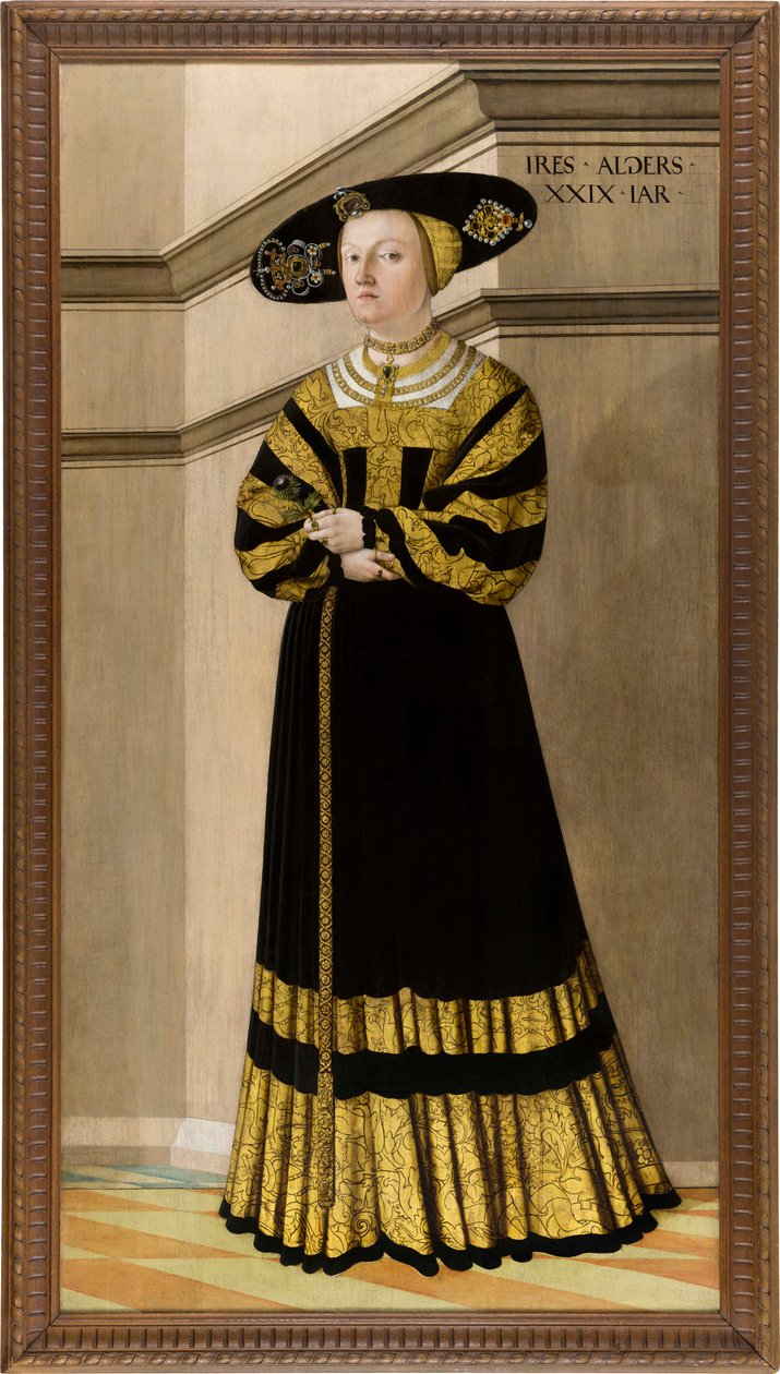 Porträt von Anna von Rosental, 1529 von Jakob Seisenegger