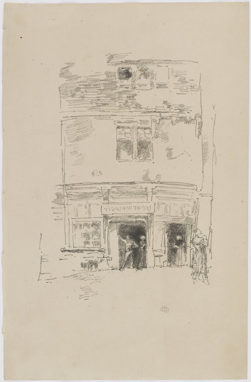 Die Uhrmacher, Paimpol, 1893 von James Abbott McNeill Whistler