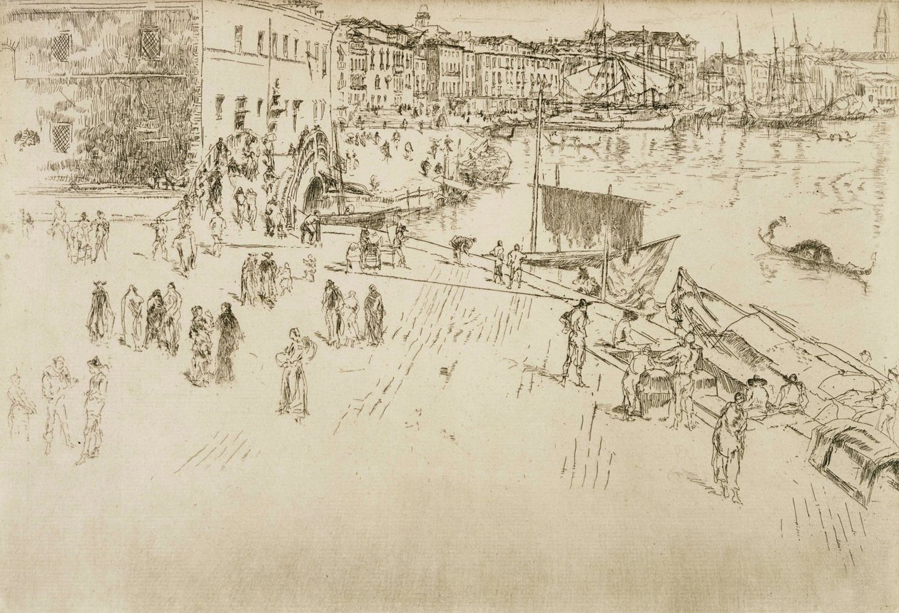 Die Riva, Nr. 1 von James Abbott McNeill Whistler