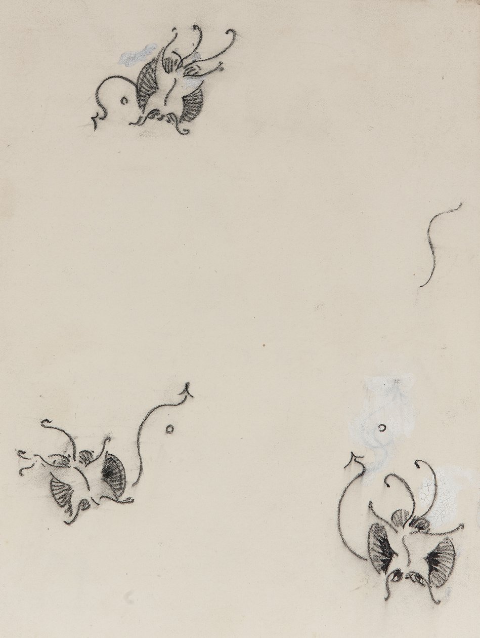 Drei Whistler-Schmetterlinge von James Abbott McNeill Whistler