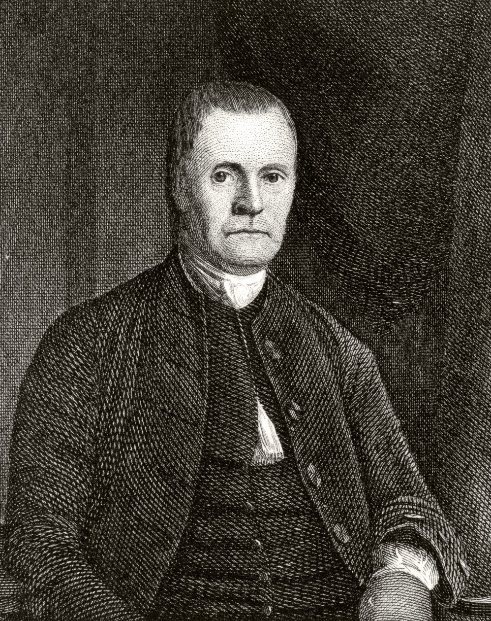 Roger Sherman, graviert von Simeon Smith Jocelyn (1799-1879) von James Earle