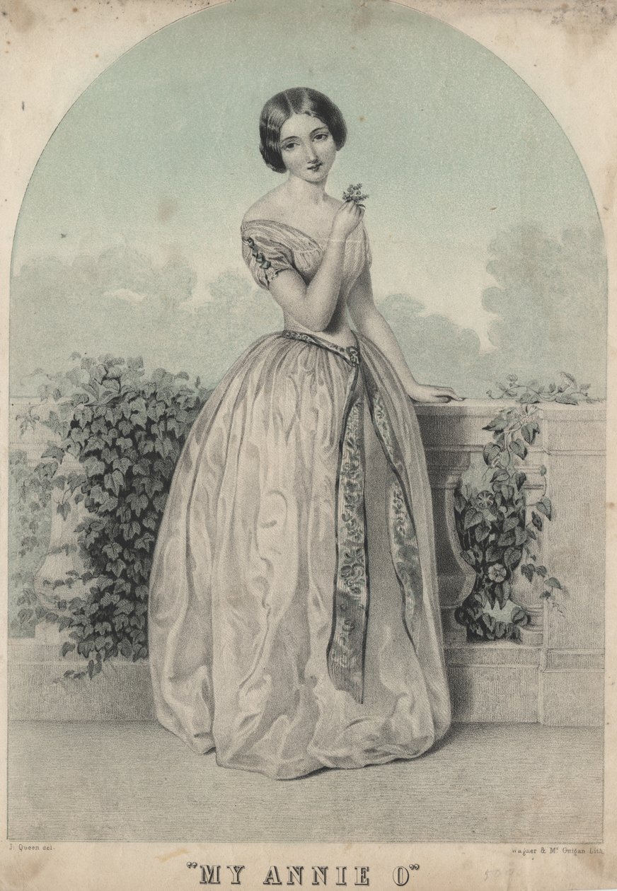 Mein Annie O, Lithographie von Wagner und McGuigan, 1850 von James Fuller Queen