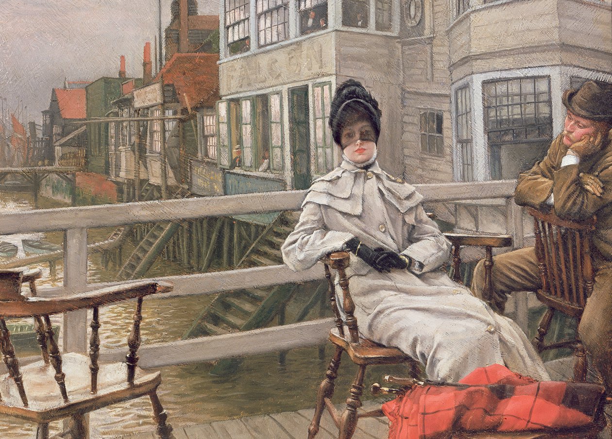 Warten auf die Fähre, ca. 1878 von James Jacques Joseph Tissot