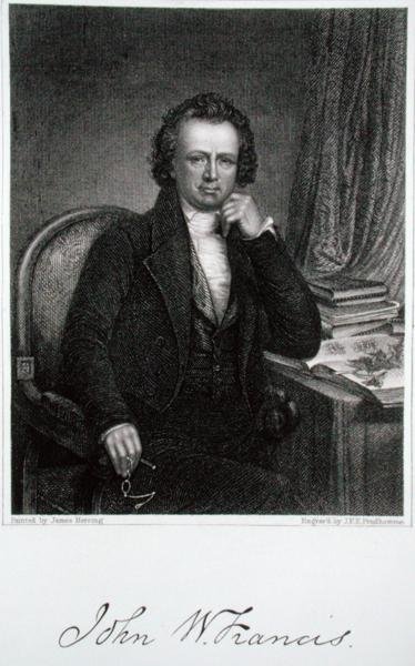 John W. Francis (1778-1861) (Stich) von James (after) Herring