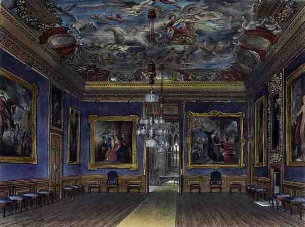 Das Zeichenzimmer des Königs, Windsor Castle, aus 