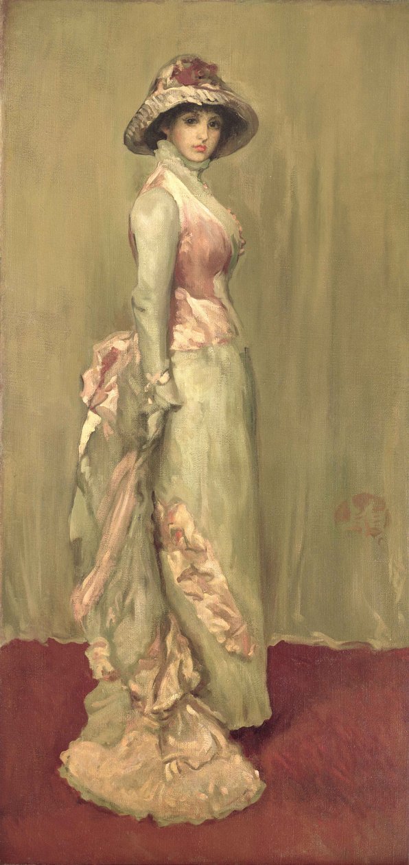 Harmonie in Rosa und Grau: Lady Meux von James Abbott McNeill (attr.to) Whistler