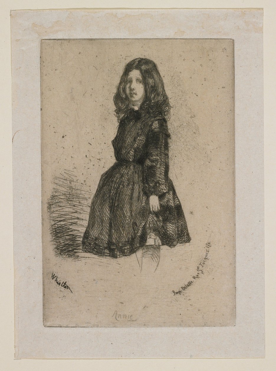 Annie aus Zwölf Radierungen nach der Natur von James Abbott McNeill Whistler
