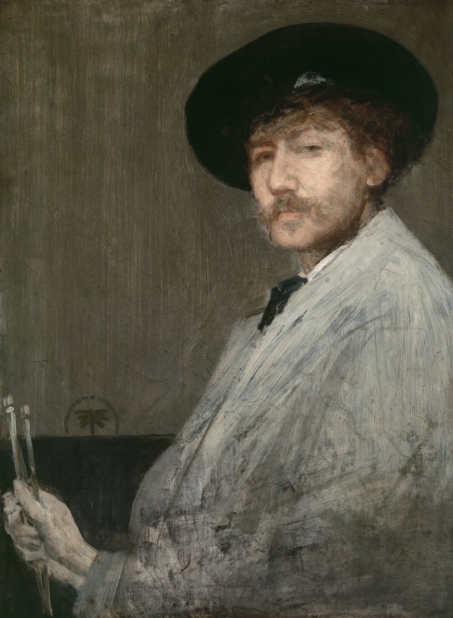 Arrangement in Grau: Porträt des Malers von James Abbott McNeill Whistler