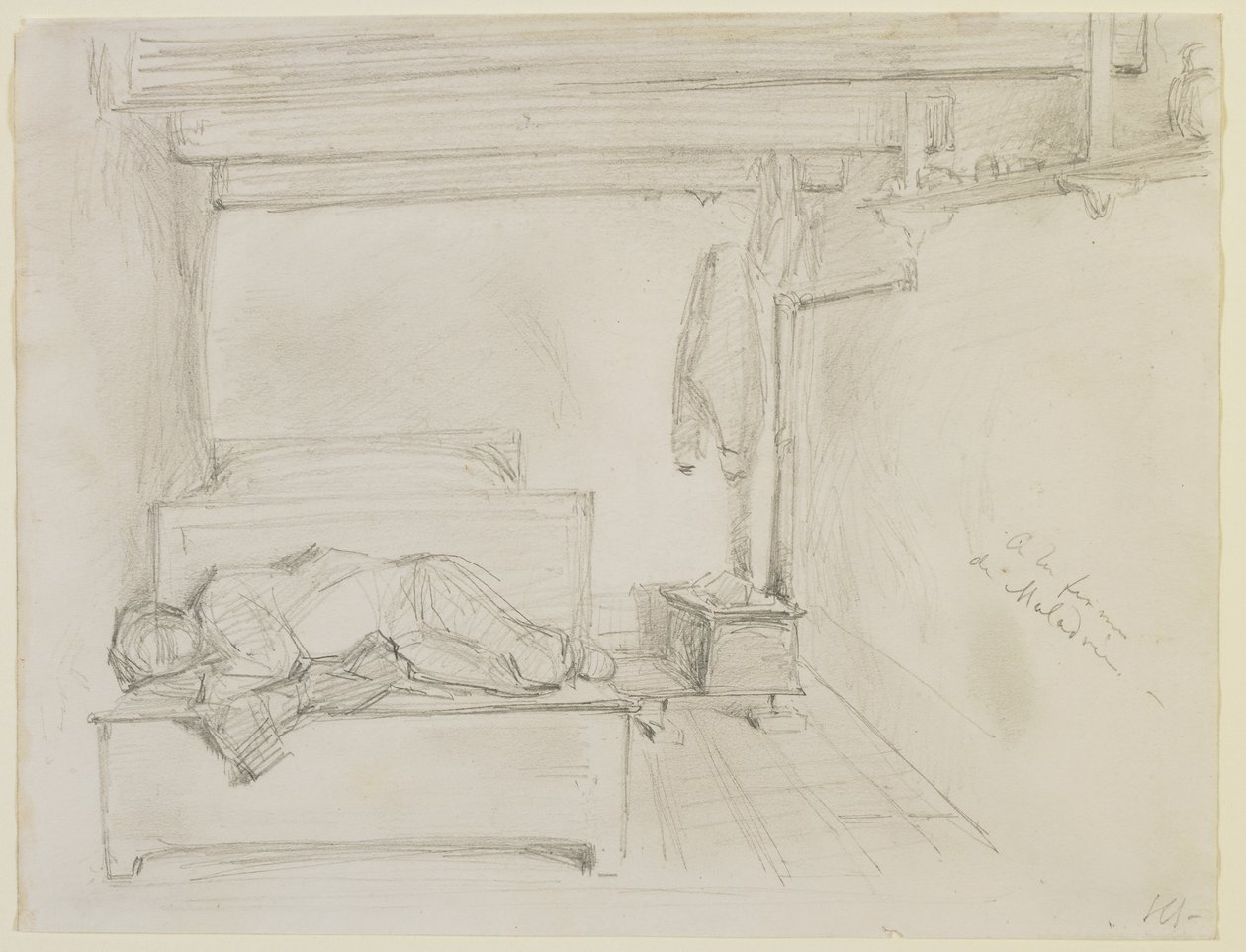 Auf dem Bauernhof von Maladrie, 1858 von James Abbott McNeill Whistler