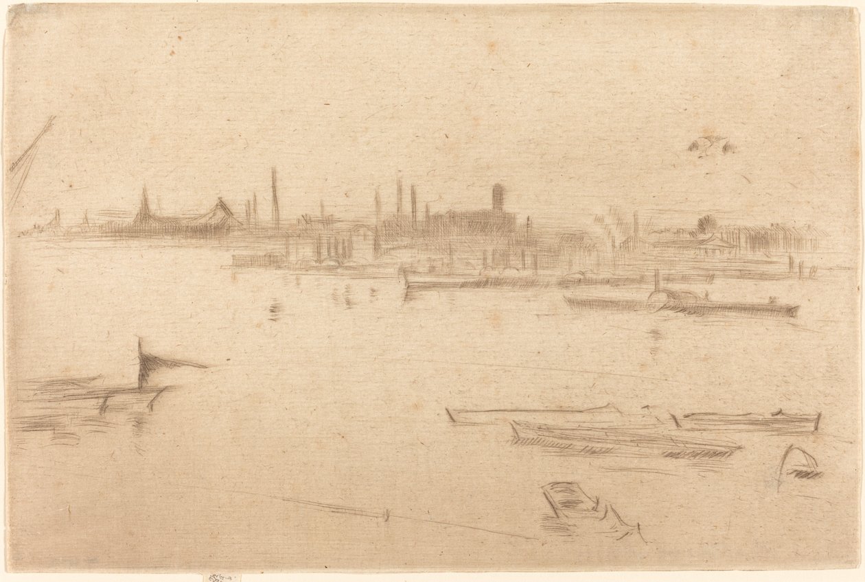 Battersea: Morgendämmerung von James Abbott McNeill Whistler