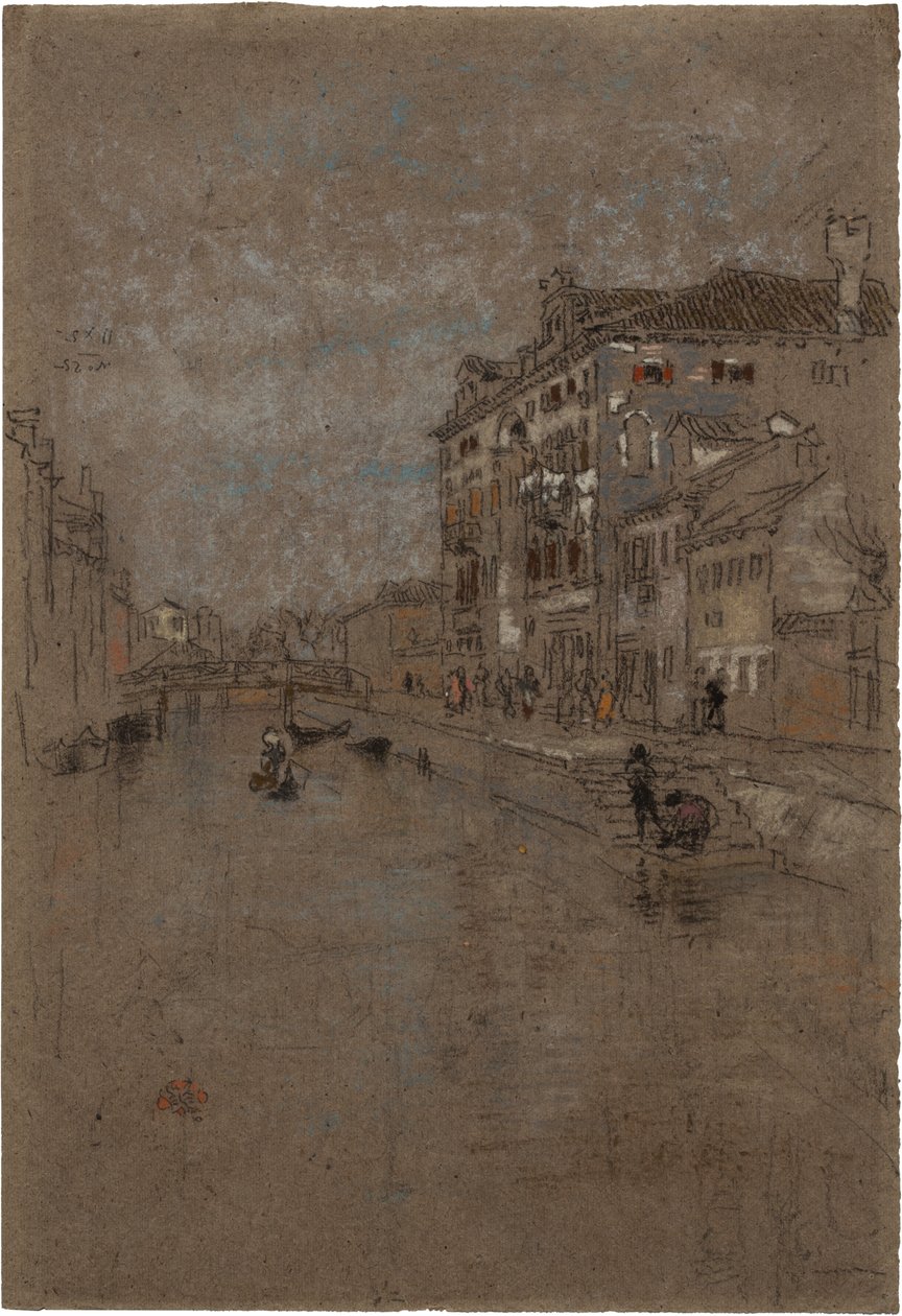 Kanal in Venedig (Tabaklager) von James Abbott McNeill Whistler