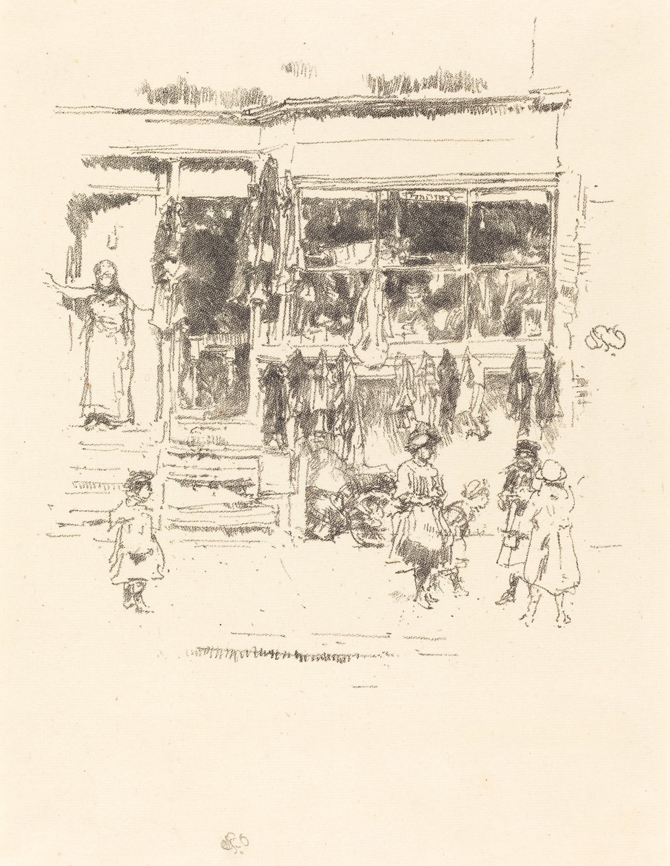 Chelsea Lumpen, 1888 von James Abbott McNeill Whistler