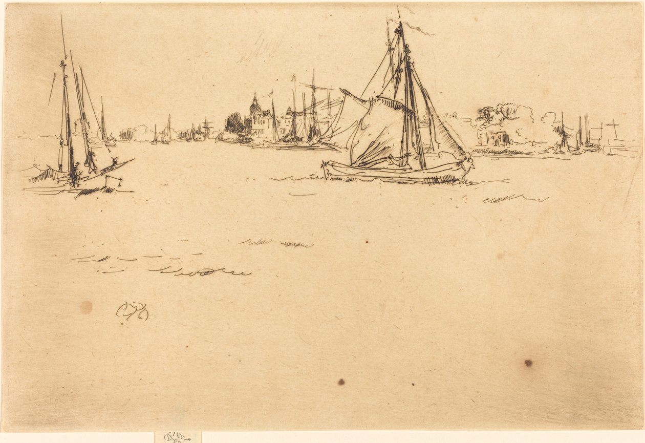 Dordrecht, 1884 von James Abbott McNeill Whistler