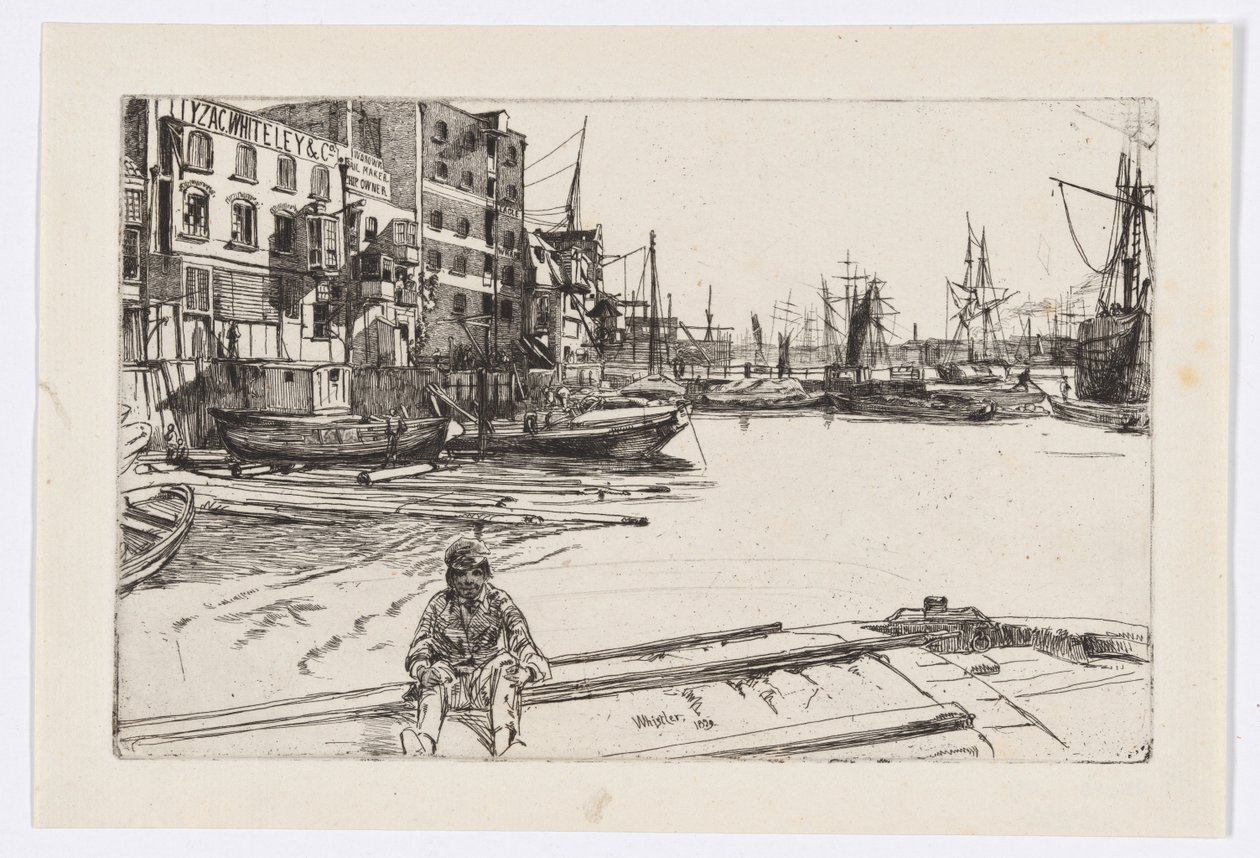 Eagle Wharf (Tyzac Whiteley und Co.) von James Abbott McNeill Whistler