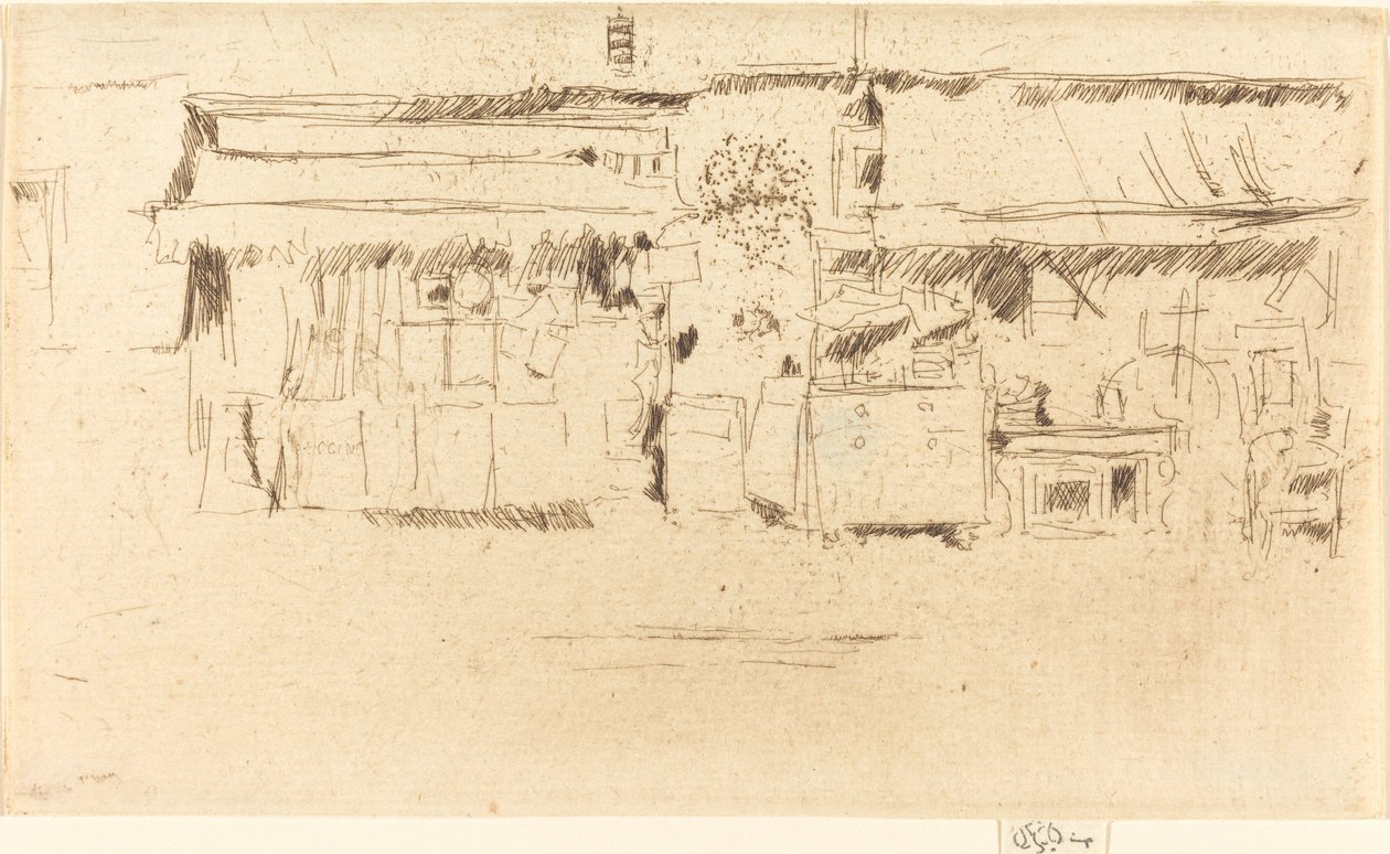 Möbelgeschäft, ca. 1887 von James Abbott McNeill Whistler