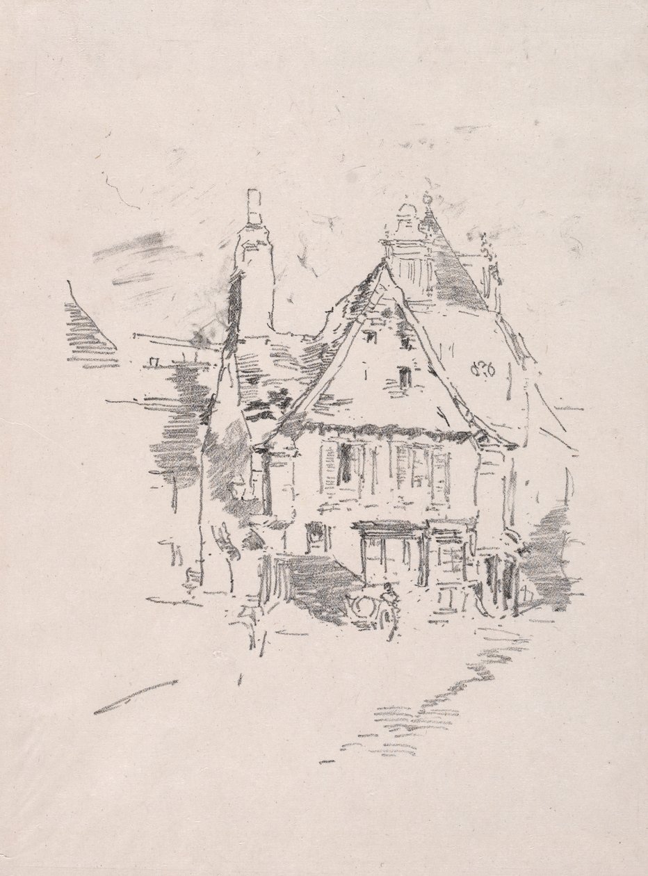 Giebeldächer, Vitré, 1893 von James Abbott McNeill Whistler