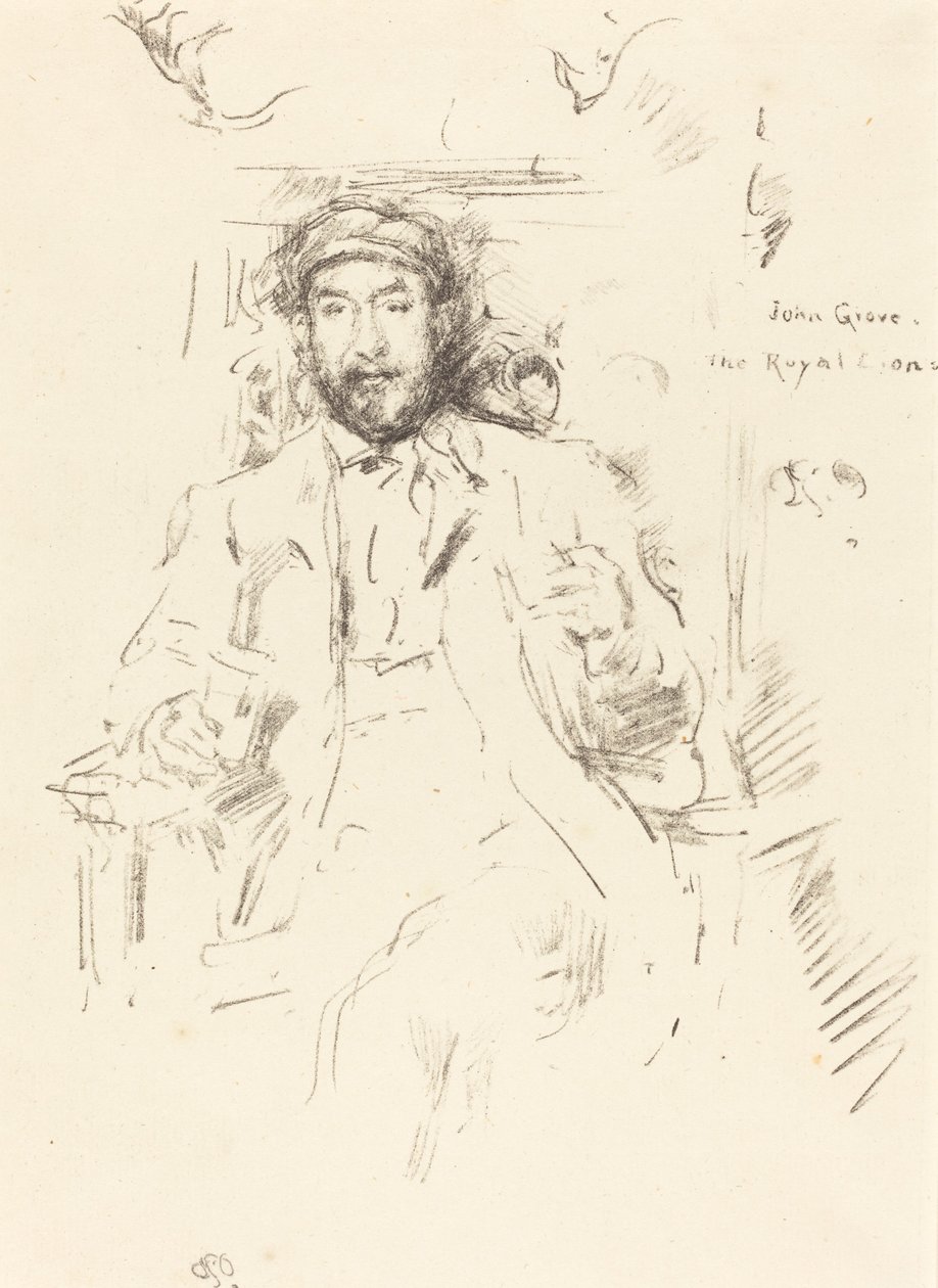 John Grove, 1895 von James Abbott McNeill Whistler