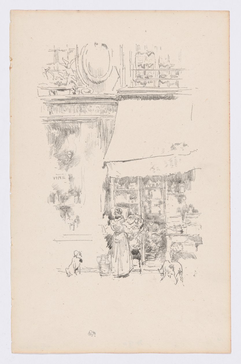 La Fruitière de la rue de Grenelle von James Abbott McNeill Whistler