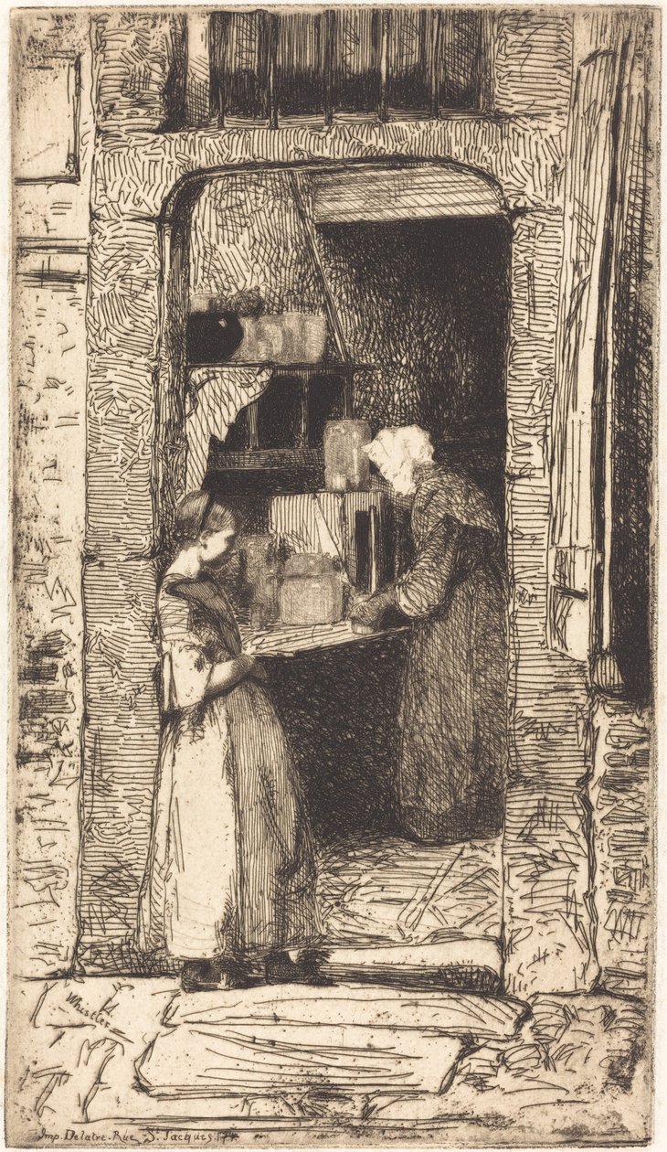 Die Senfhändlerin, 1858 von James Abbott McNeill Whistler