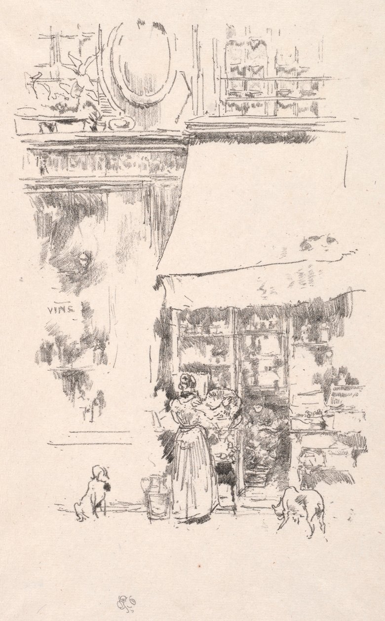 La fruitière de la Rue de Grenelle, 1874 von James Abbott McNeill Whistler