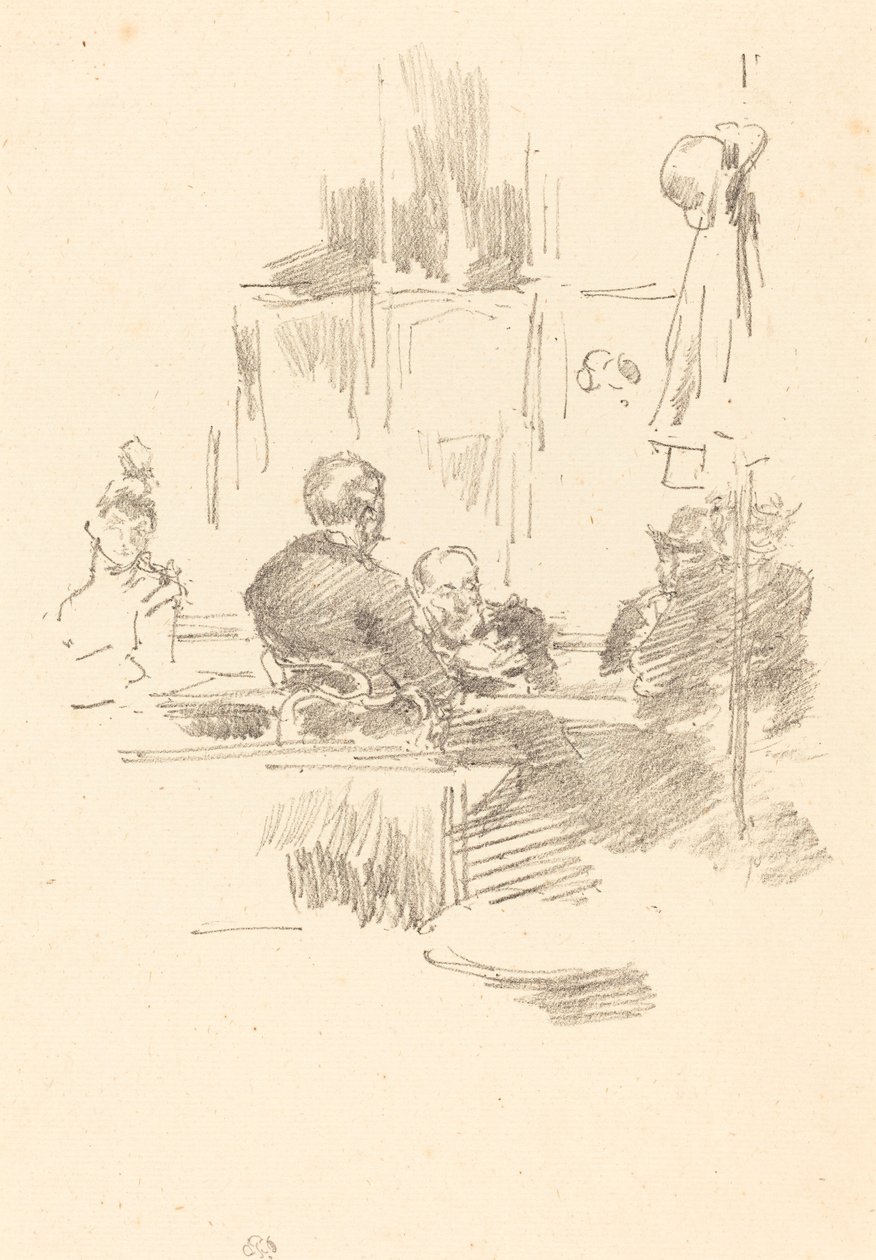Spätes Piquet, 1894 von James Abbott McNeill Whistler