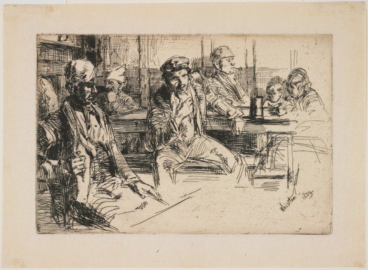 Hafenarbeiter von James Abbott McNeill Whistler