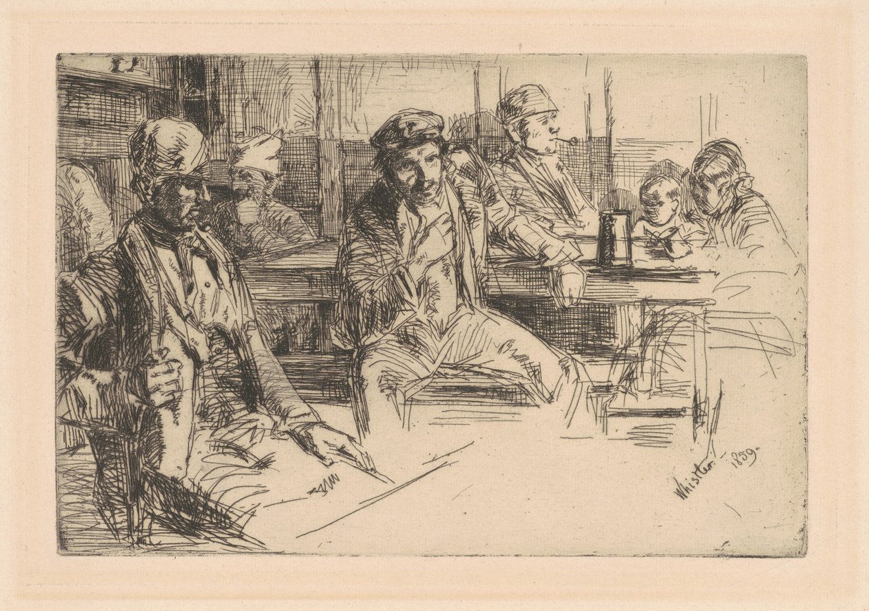 Hafenarbeiter, 1859 von James Abbott McNeill Whistler