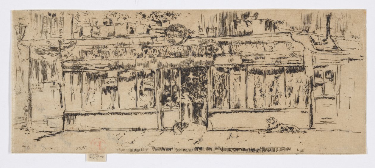 Weinhändler, Paris, ca. 1892-93 von James Abbott McNeill Whistler