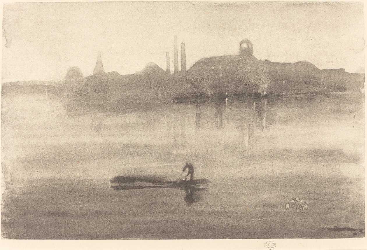 Nocturne, 1878 von James Abbott McNeill Whistler