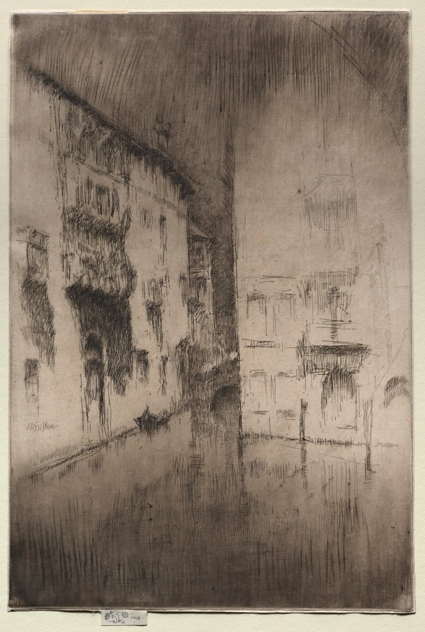 Nocturne: Paläste, 1886 von James Abbott McNeill Whistler