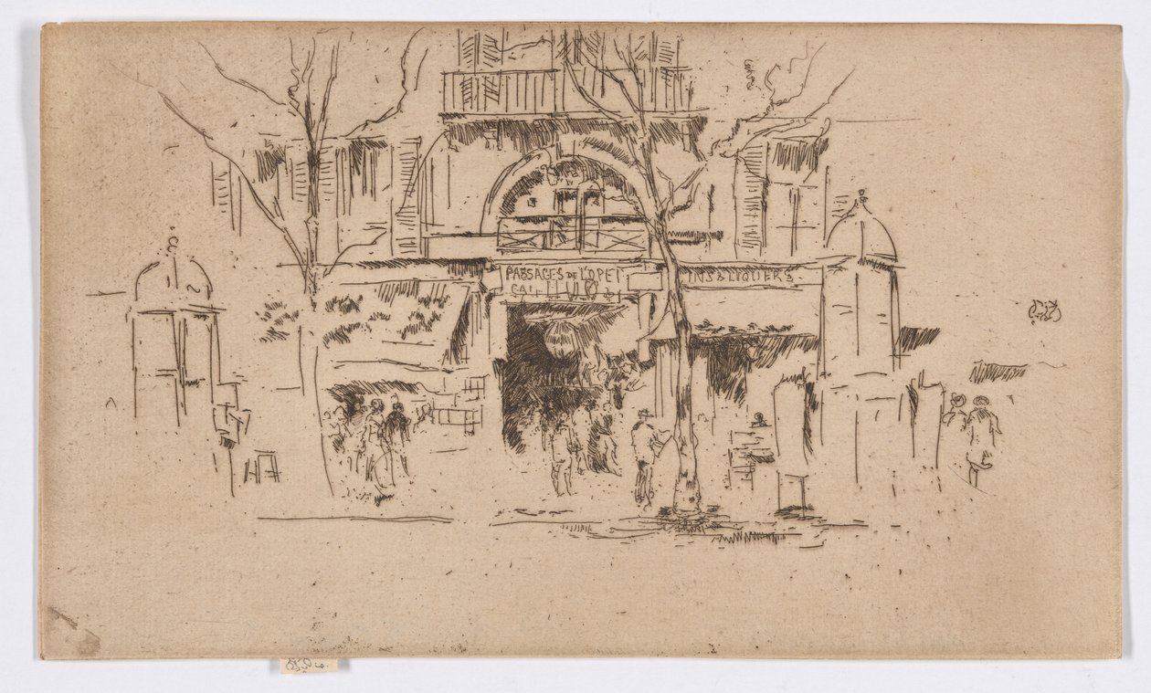 Passagen der Oper, um 1889-93 von James Abbott McNeill Whistler