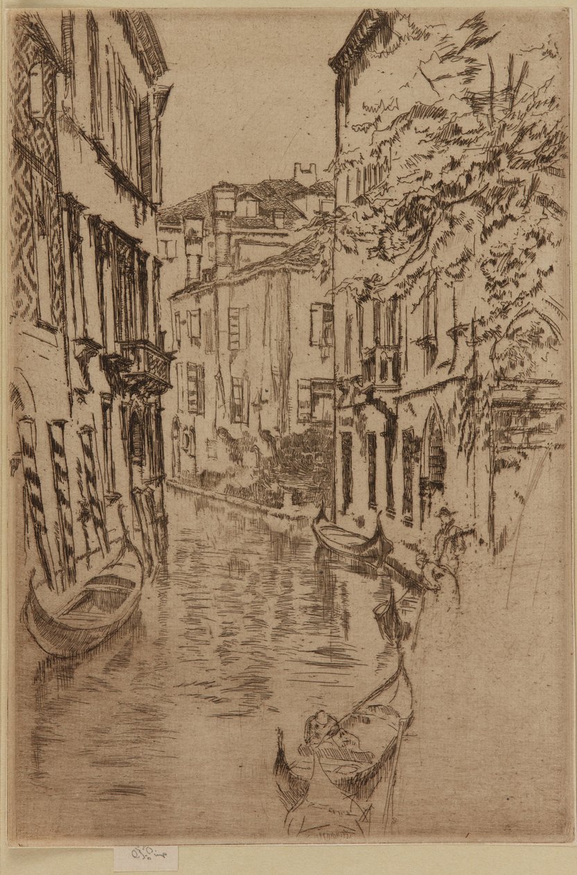 Ruhiger Kanal, 1879-1880 von James Abbott McNeill Whistler