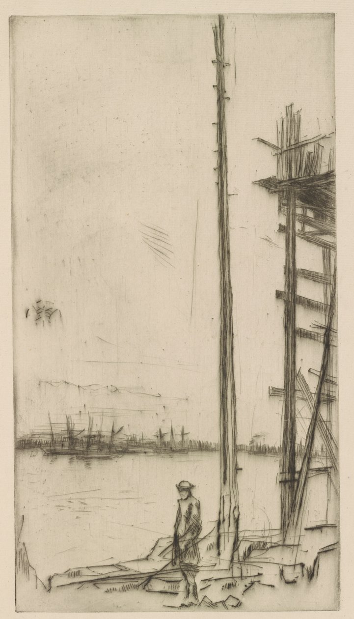 Werft der Schiffbauer, Liverpool, 1875 von James Abbott McNeill Whistler