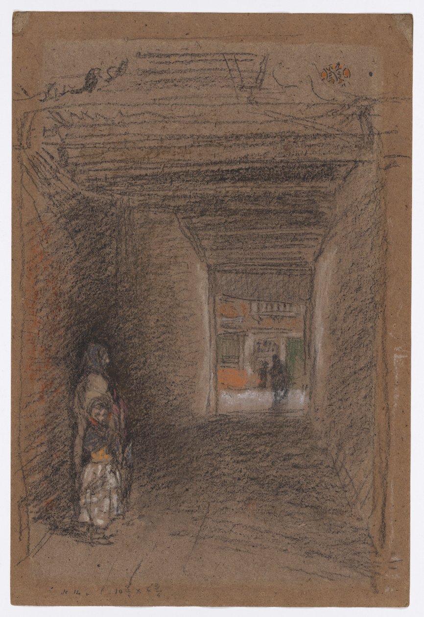 Die Bettler – Winter, Ende 1879 oder Anfang 1880 von James Abbott McNeill Whistler