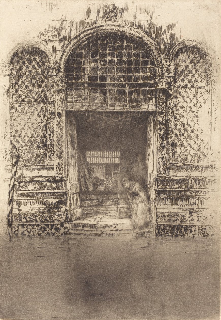 Das Türportal, 1880 von James Abbott McNeill Whistler