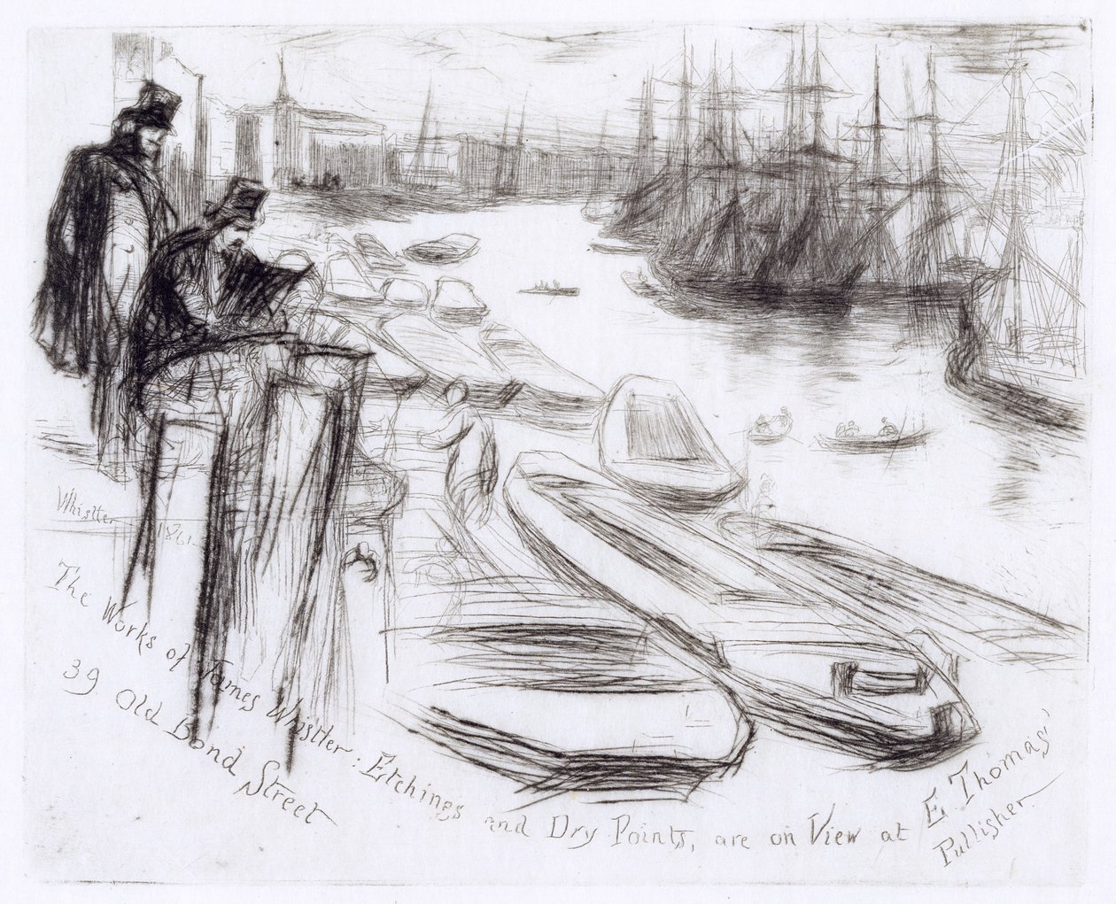 Der kleine Teich, Nr. 2 von James Abbott McNeill Whistler
