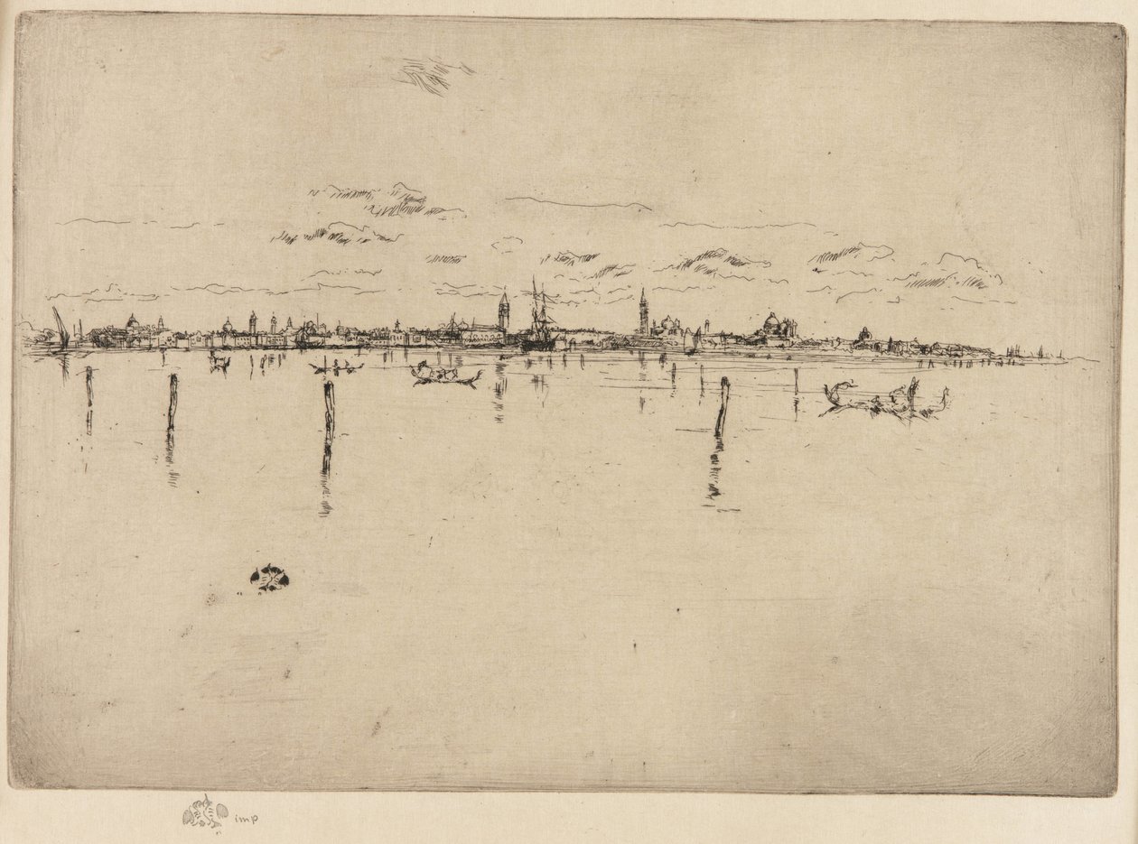 Das kleine Venedig, 1879-1880 von James Abbott McNeill Whistler