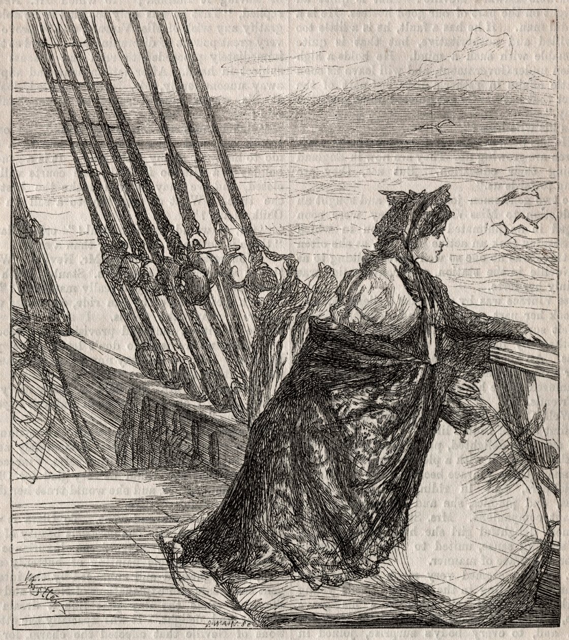 Die Tochter des Majors: Clara Vinraces Abschied von ihrem Vater, 1862 von James Abbott McNeill Whistler
