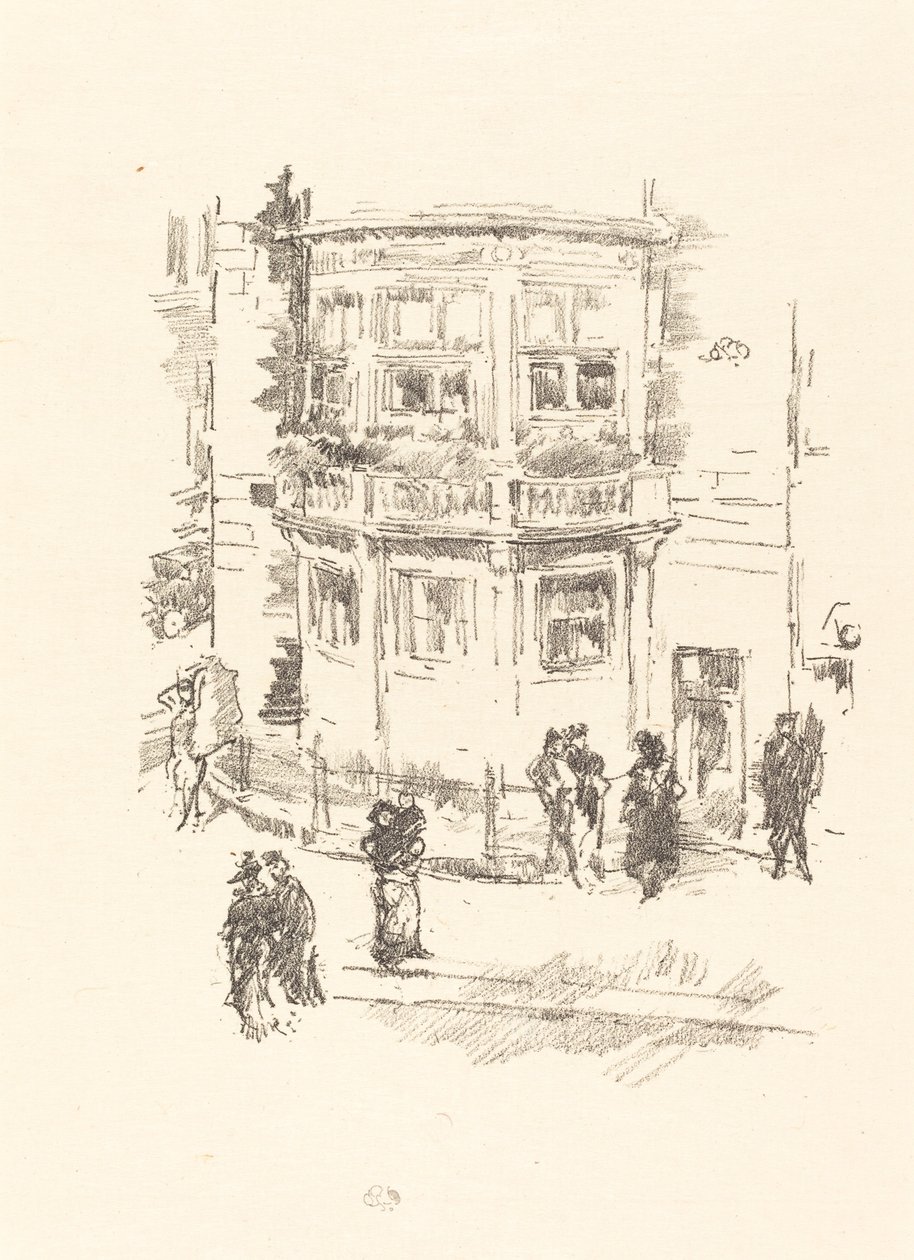 Das Fenster des Managers, Gaiety Theatre, 1896 von James Abbott McNeill Whistler
