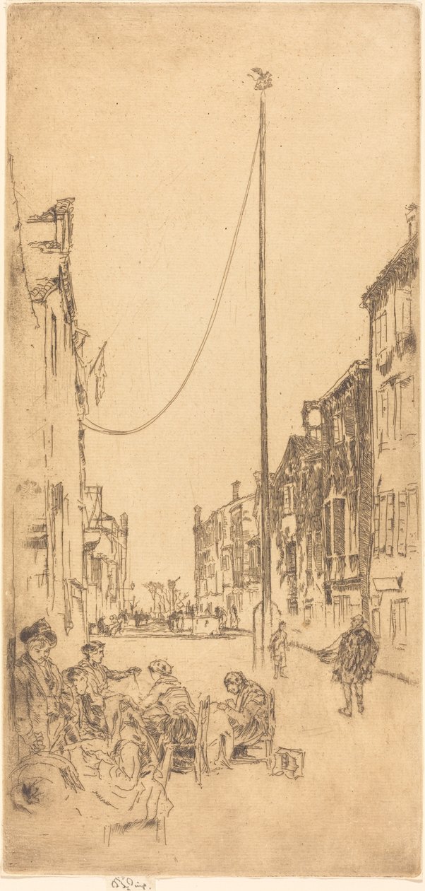 Der Mast, 1879-1880 von James Abbott McNeill Whistler