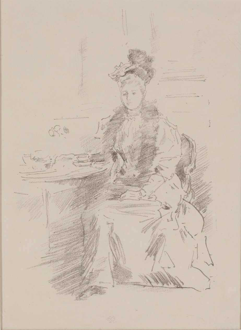 Die hübsche New Yorkerin von James Abbott McNeill Whistler