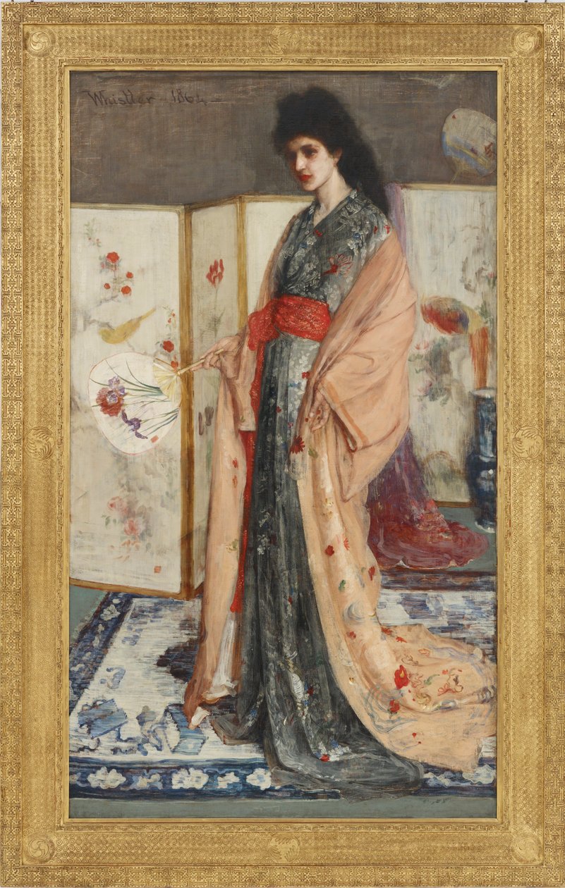 Die Prinzessin aus dem Land des Porzellans La Princesse du pays de la porcelaine, 1863-1865 von James Abbott McNeill Whistler