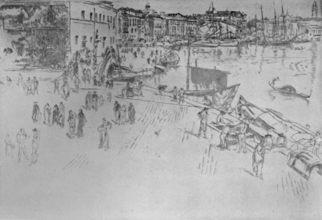 Die Riva Nr. 1, 1879-1880, 1925 von James Abbott McNeill Whistler