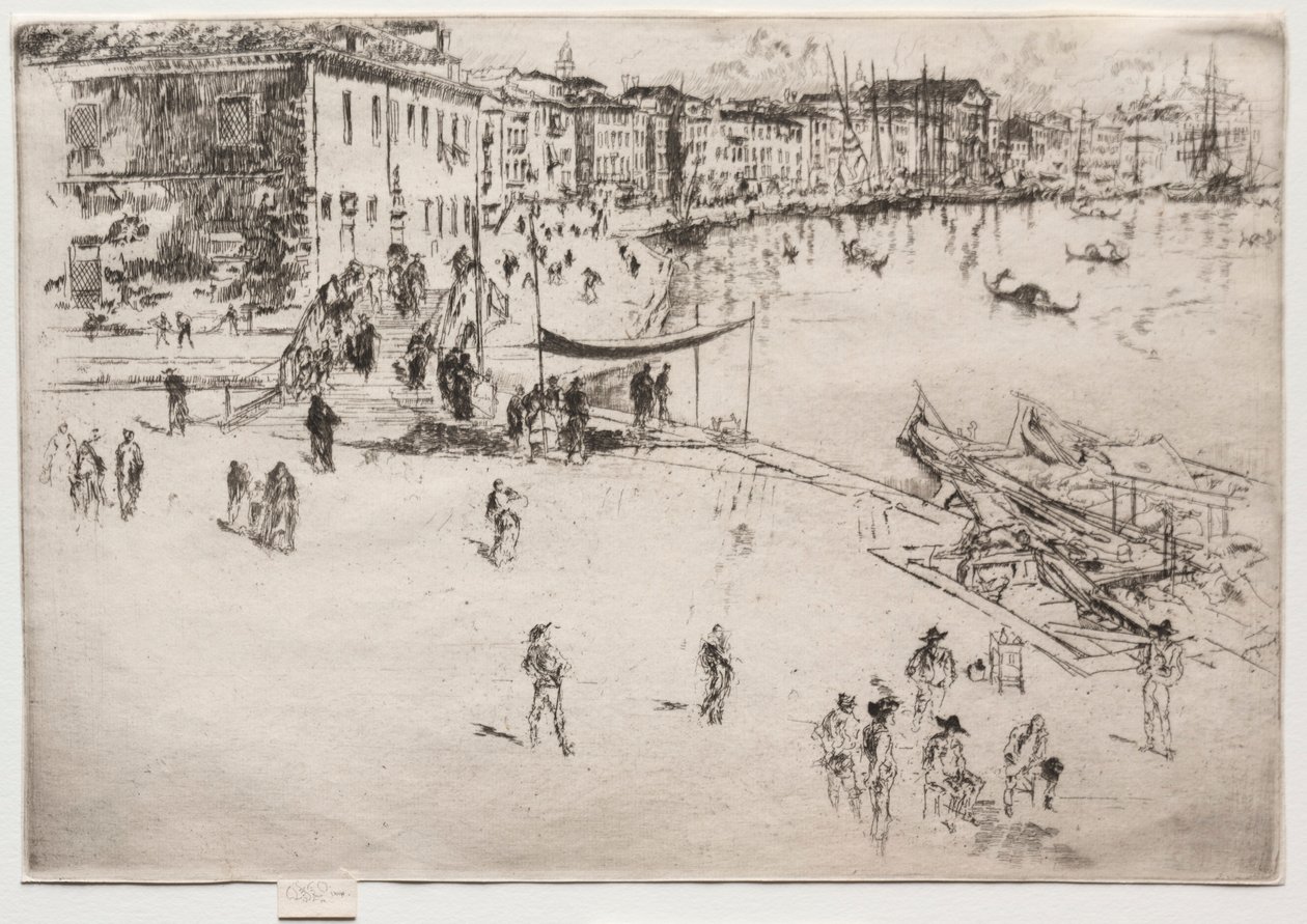 Die Riva, Nr. 2, 1886 von James Abbott McNeill Whistler