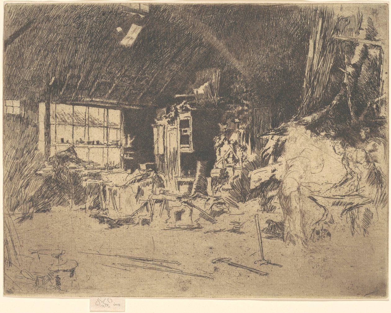 Die Schmiede, 1880 von James Abbott McNeill Whistler