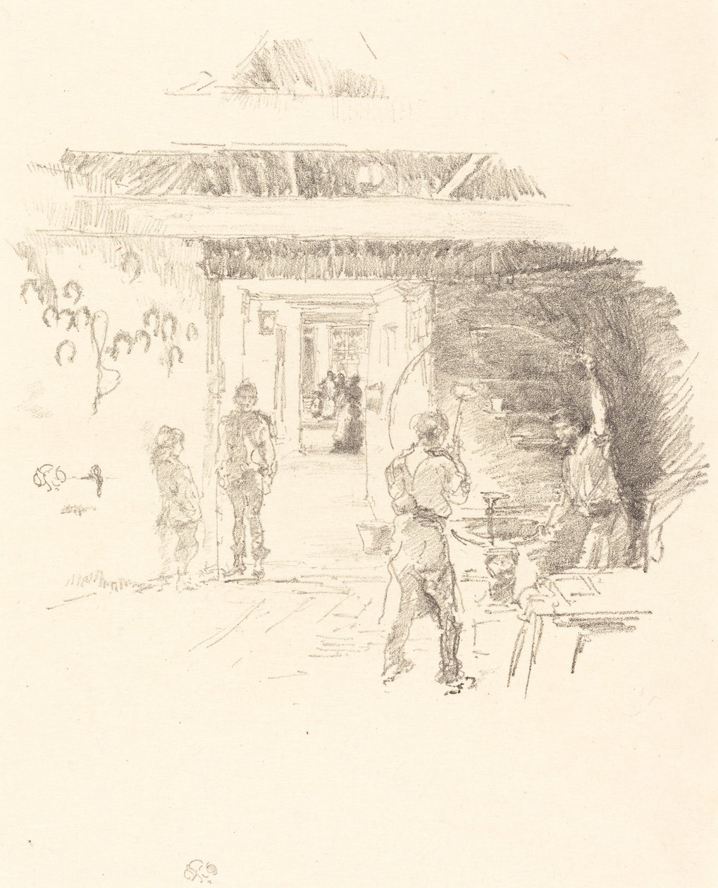 Der Reifenschmied, 1890 von James Abbott McNeill Whistler