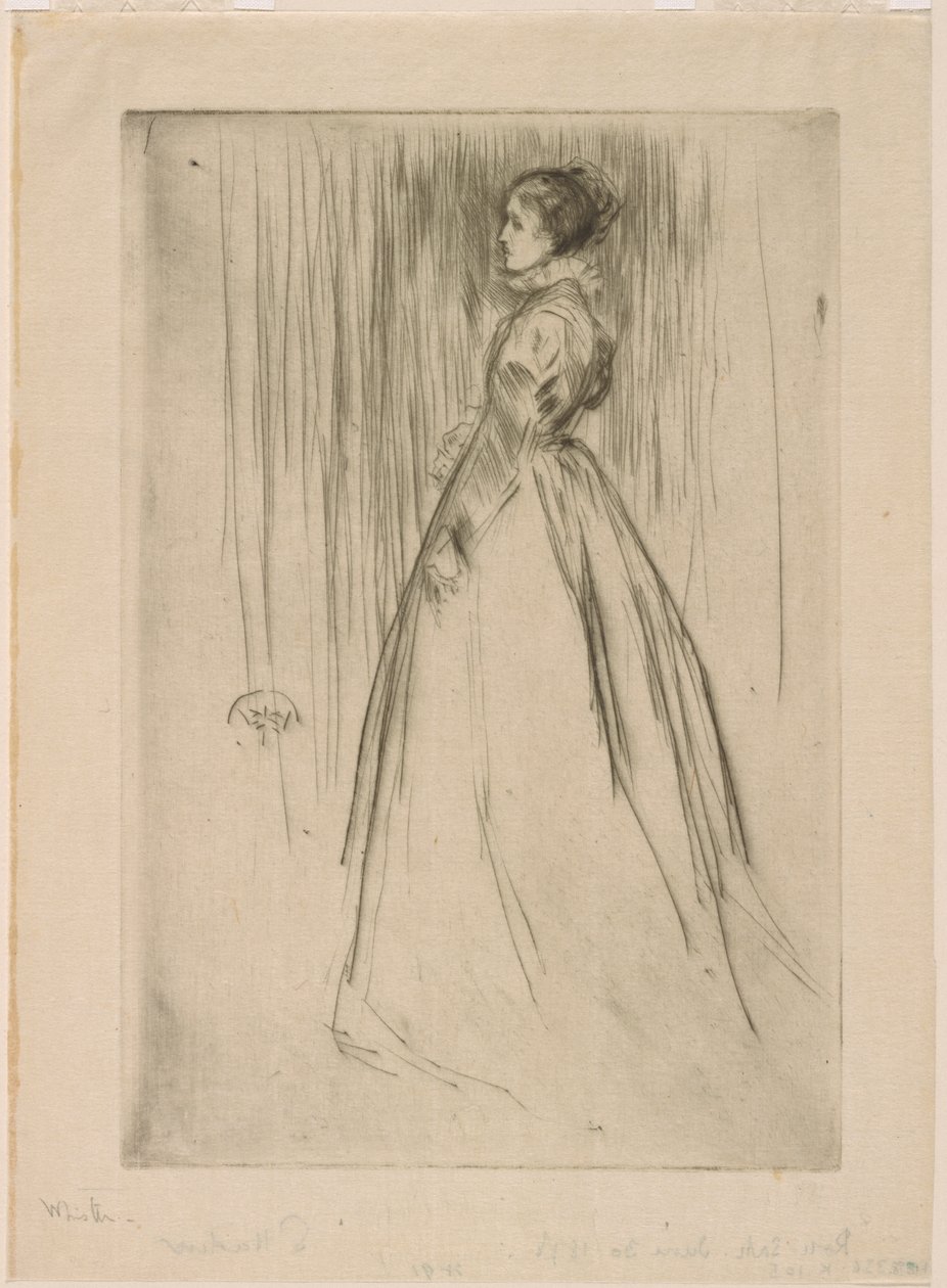 Das Samtkleid Mrs. Leyland von James Abbott McNeill Whistler