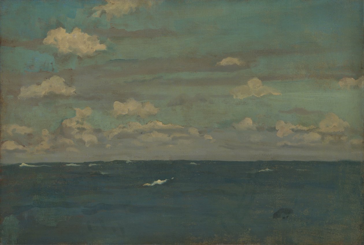 Violett und Silber - Die Tiefsee, 1893 von James Abbott McNeill Whistler