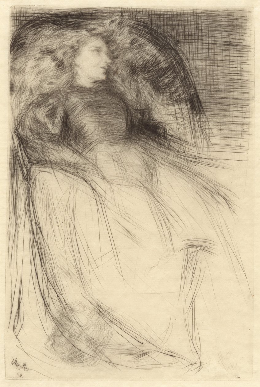 Müde, 1863 von James Abbott McNeill Whistler