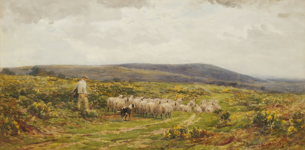 Eine Herefordshire-Gemeinde, 1860-1900 von James Aumonier